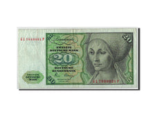GERMANY - FEDERAL REPUBLIC, 20 Deutsche Mark, 1980, KM:32d, 1980-01-02