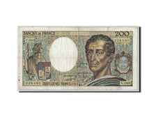 France, 200 Francs Montesquieu, 1989, KM:155c, Fayette:70.9, VF(20-25)