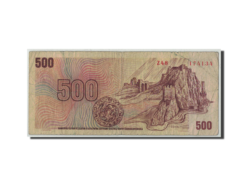 Cecoslovacchia, 500 Korun, 1973, KM:93, B