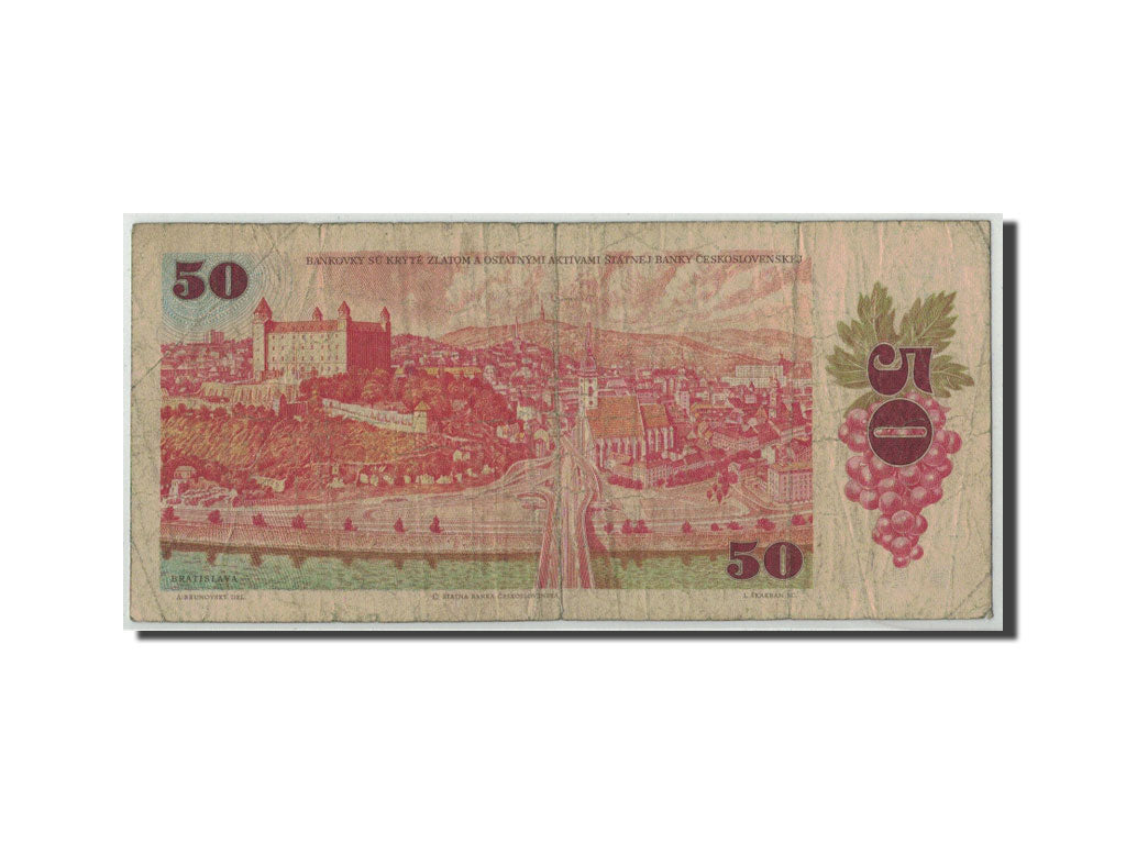 Cecoslovacchia, 50 Korun, 1987, KM:96a, B