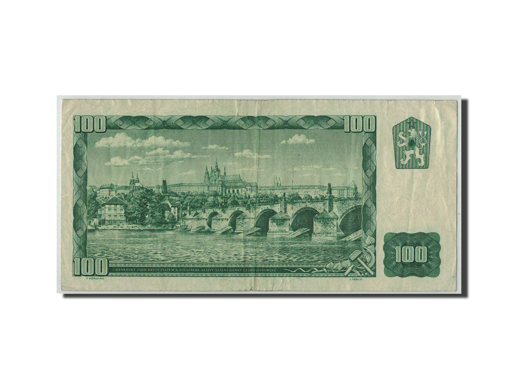 Tschechoslowakei, 100 Korun, 1961, KM:91c, S