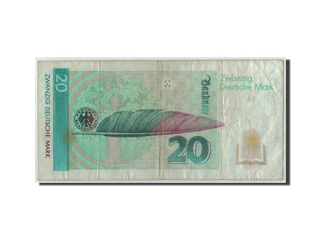 Banknote, GERMANY - FEDERAL REPUBLIC, 20 Deutsche Mark, 1991, 1991-08-01