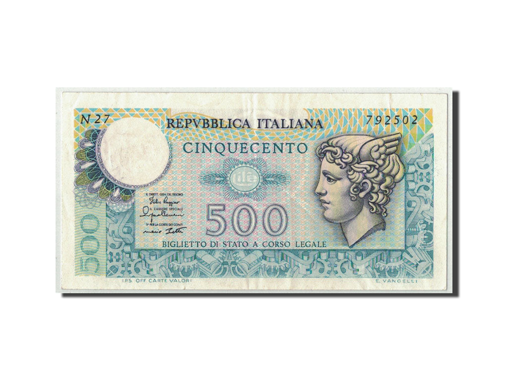 Banconote, Italia, 500 Lire, 1979, KM:94, 1979-04-02, BB+