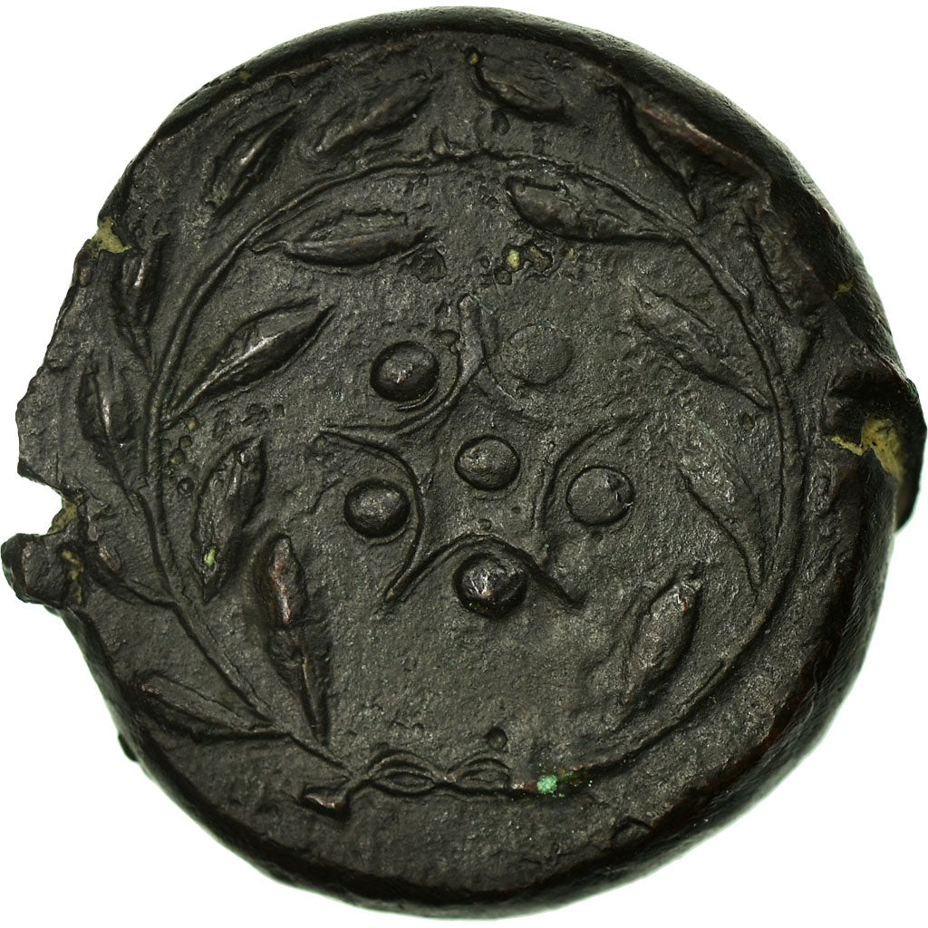 Coin, Sicily, Himera, Hemilitron, Himera, AU(55-58), Bronze
