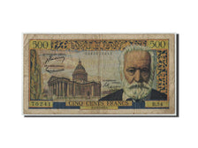 France, 500 Francs Victor Hugo,1954-09-02, KM:133a, Fayette:35.3, VG(8-10)