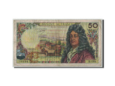France, 50 Francs Racine, KM:148d, Fayette:64.21, 1972-08-10, F(12-15)