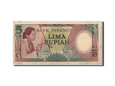 Geldschein, Indonesien, 5 Rupiah, Undated (1958), KM:55, VZ