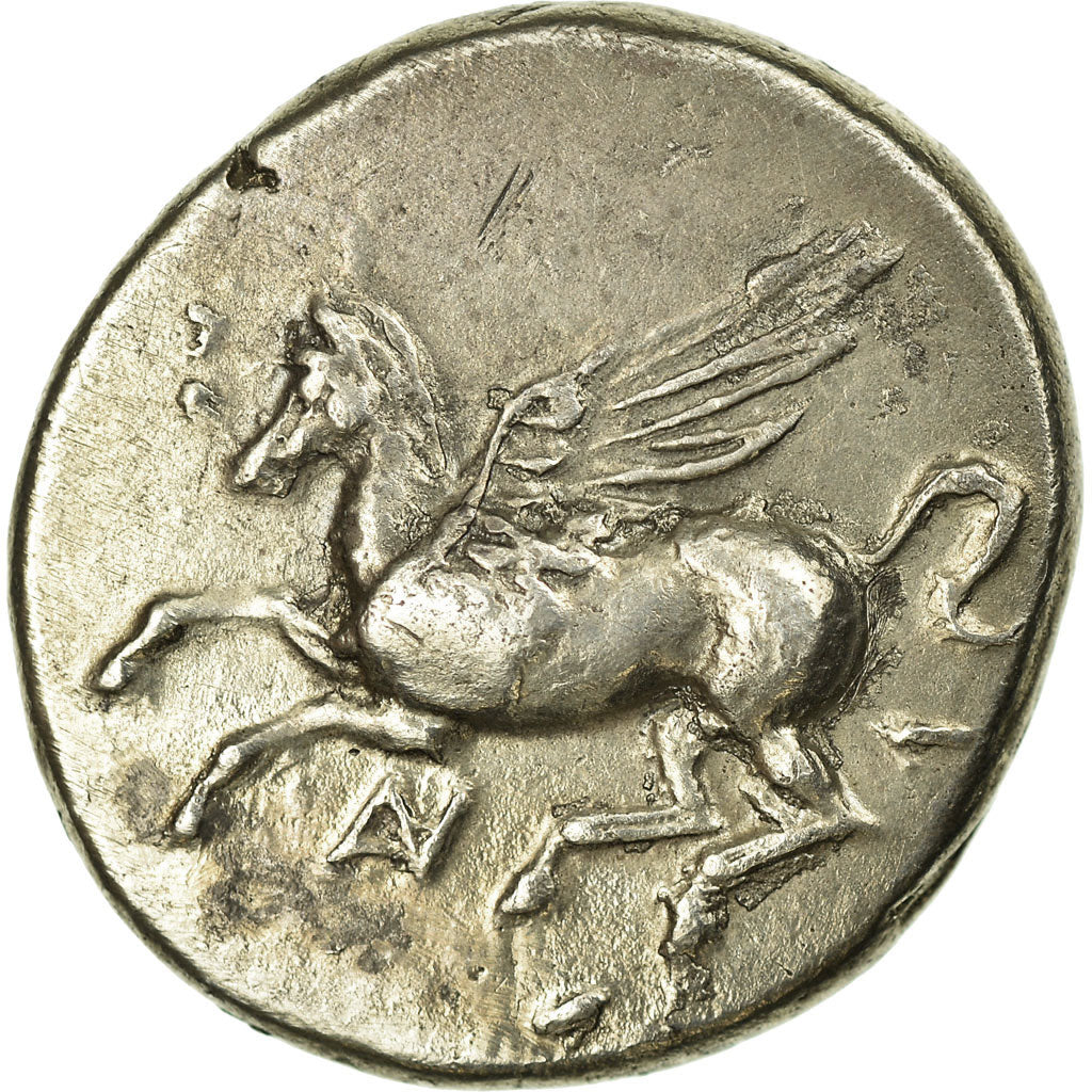 Monnaie, Acarnanie, Anactorium, Athena, Statère, Anaktorion, TTB+, Argent