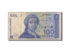Croatia, 1000 Dinara, 1991, 1991-10-08, KM:22a, VG(8-10)