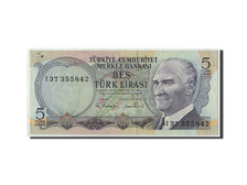 Turkey, 5 Lira, L.1970 (1976), KM:185, AU(55-58)