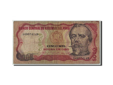 Billet, Pérou, 5000 Soles De Oro, 1981, 1981-11-05, KM:123, B