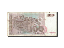 Mazedonien, 100 Denari, 1993, KM:12a, S
