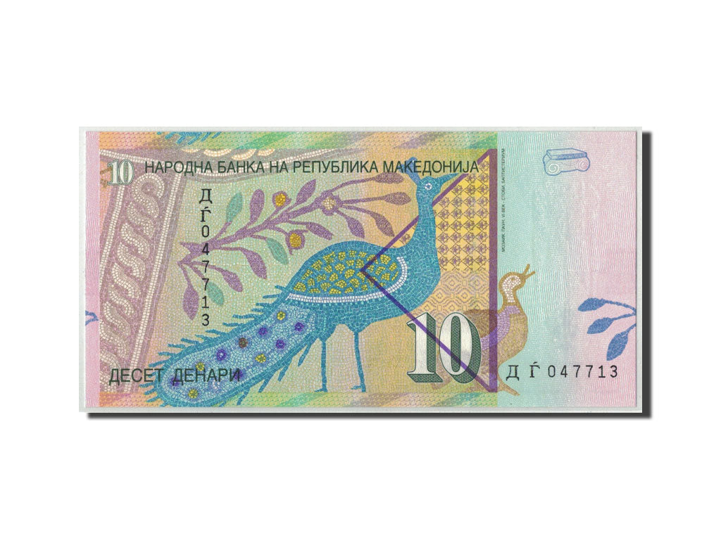 Banconote, Macedonia, 10 Denari, 1997, KM:14b, 08-1997, FDS
