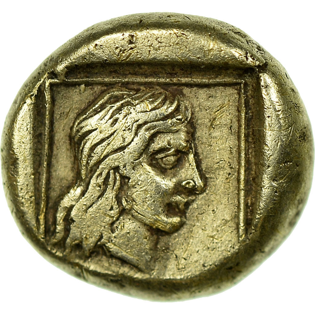 Coin, Lesbos, 480-350 Bf JC, Mytilene, Apollo, Hekte, Mytilene, AU(50-53)