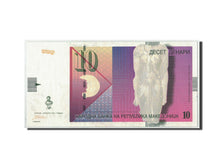 Banknote, Macedonia, 10 Denari, 2001, 01-2001, KM:14c, UNC(65-70)