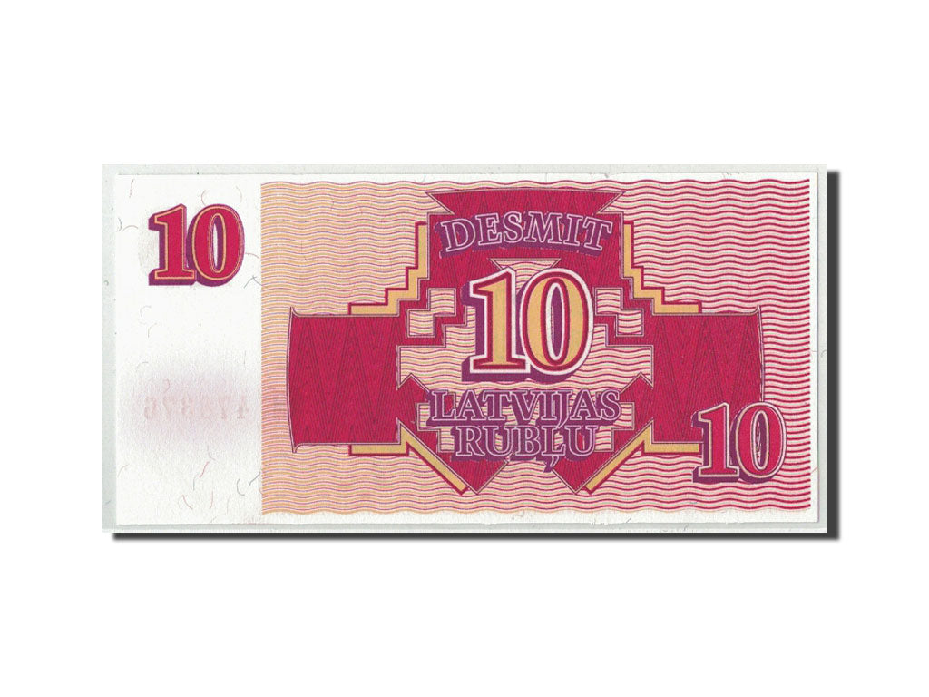 Latvia, 10 Rublu, 1992, KM:38, SPL