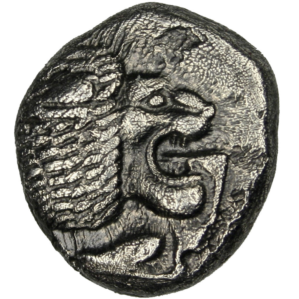 Ionia, Miletos, Obol, Miletos, AU(50-53), Silver, 1.06