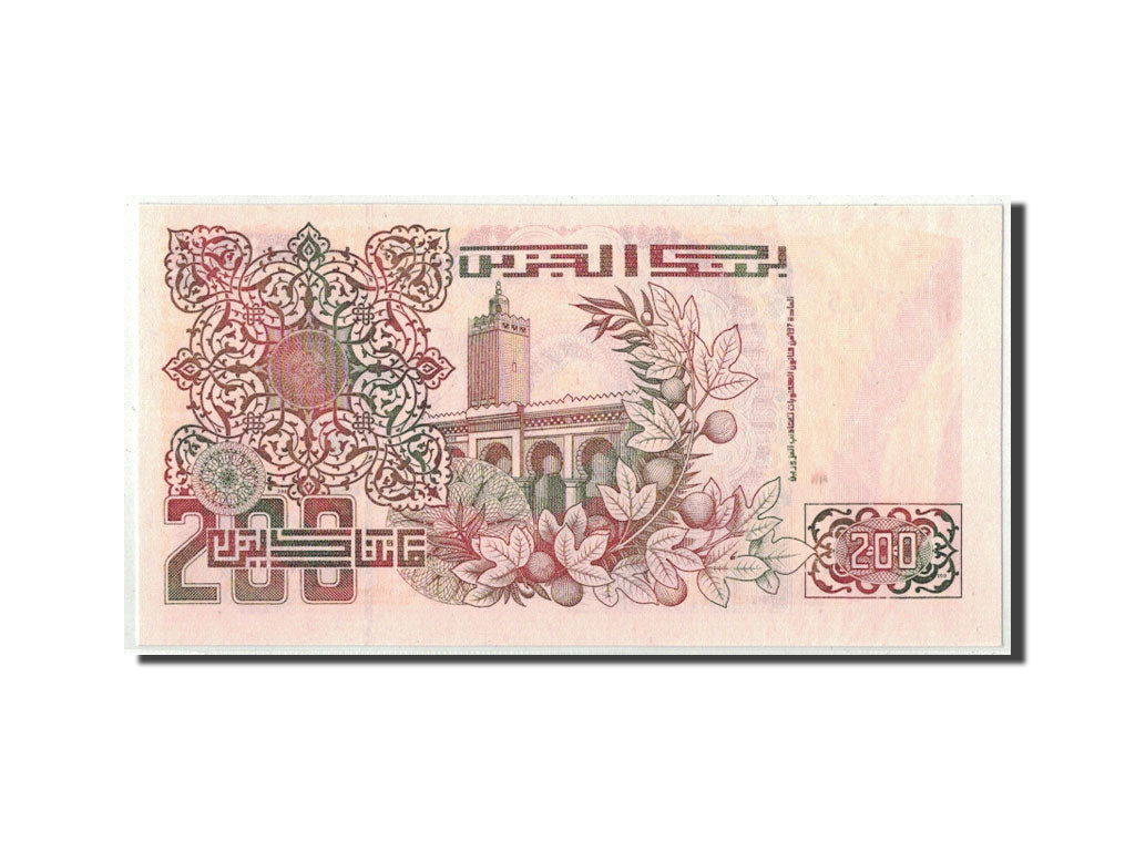 Geldschein, Algeria, 200 Dinars, 1992, 1992-05-21, KM:138, UNZ