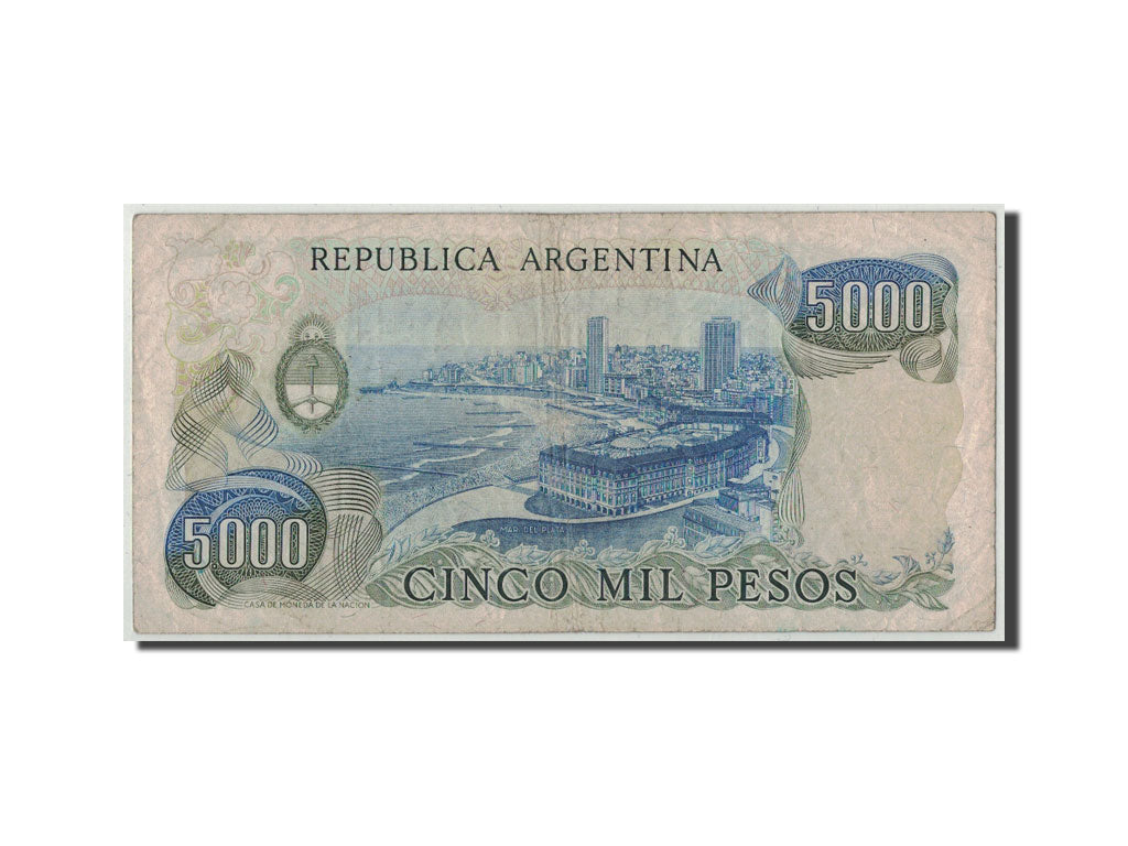 Banknote, Argentina, 5000 Pesos, Undated (1977-83), KM:305b, VG(8-10)