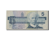 Canada, 5 Dollars, 1986, KM:95d, B+