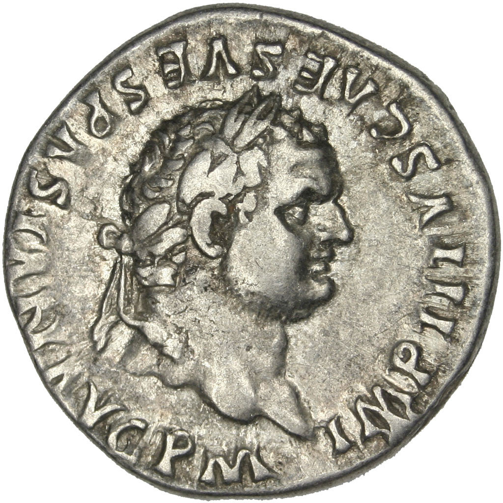 Titus, Denarius, Roma, AU(50-53), Silver, 3.44