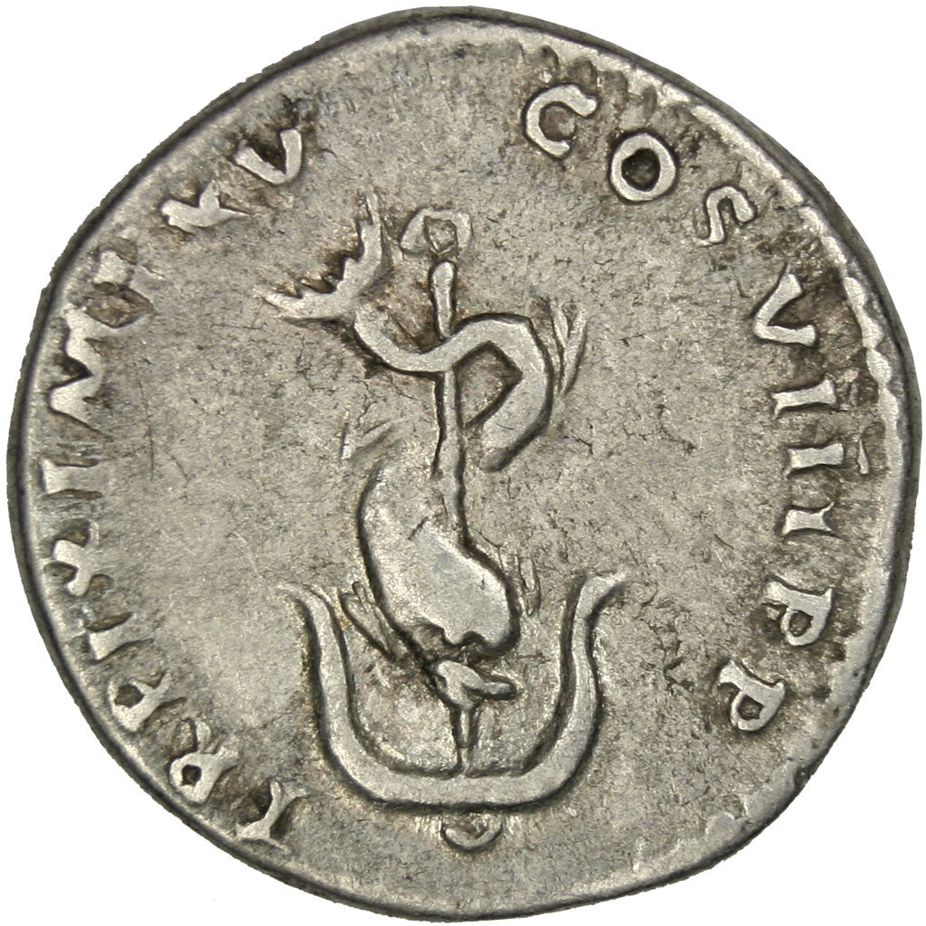 Titus, Denarius, Roma, AU(50-53), Silver, 3.44