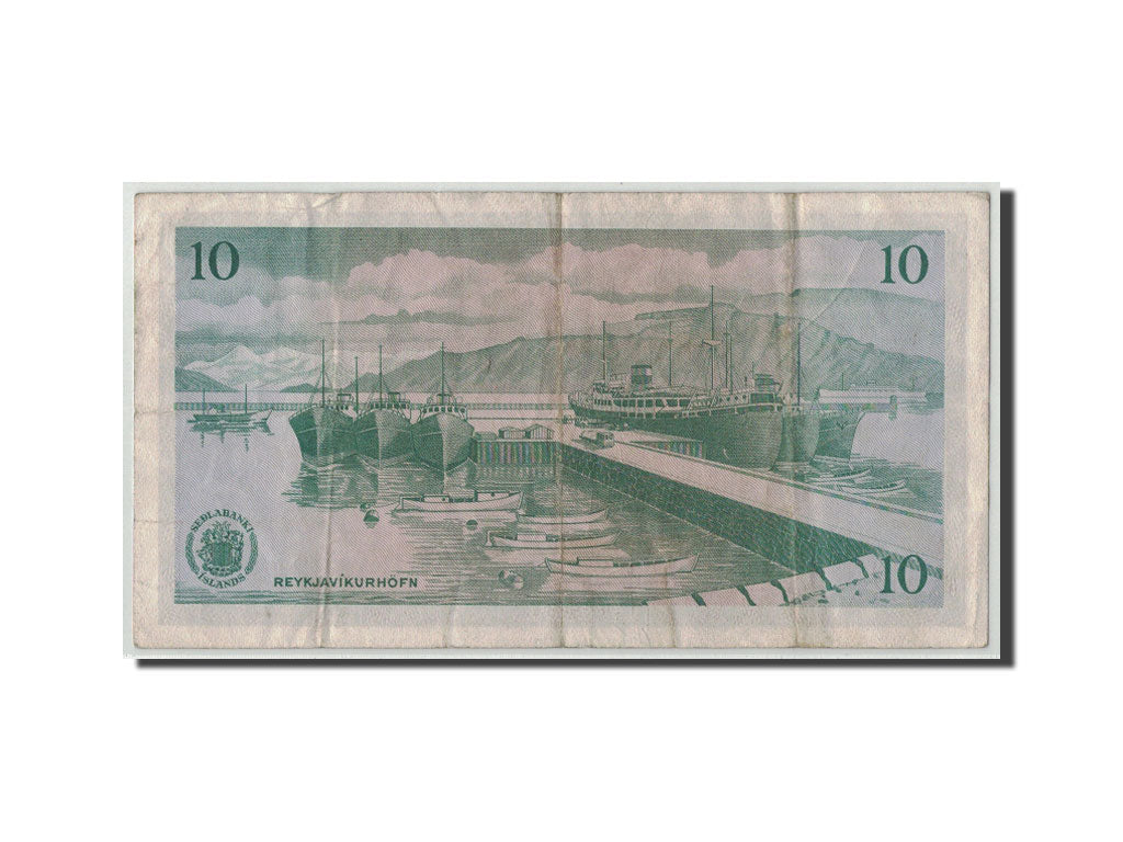 Banknote, Iceland, 10 Kronur, 1961, 1961-03-29, KM:42, VF(20-25)