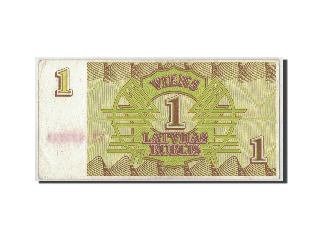 Banknot, Łotwa, 1 Rublis, 1992, KM:35, VF(20-25)