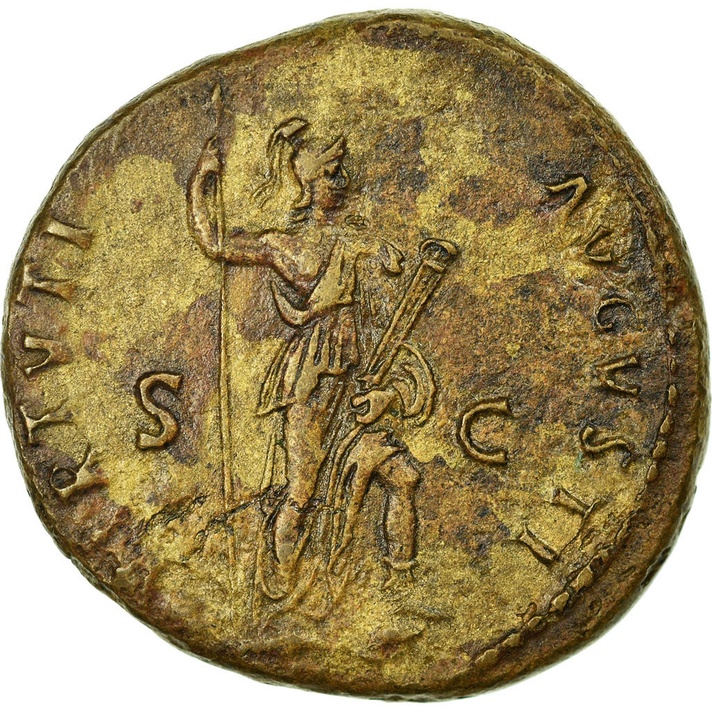 Coin, Domitia, Dupondius, Roma, AU(50-53), Copper, RIC:754