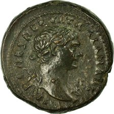 Moneta, Trajan, Bronze Æ, Roma, AU(55-58), Miedź