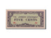 Burma, 5 Cents, KM:10a, UNZ