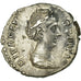 Moeda, Faustina I, Denarius, Roma, AU(50-53), Prata