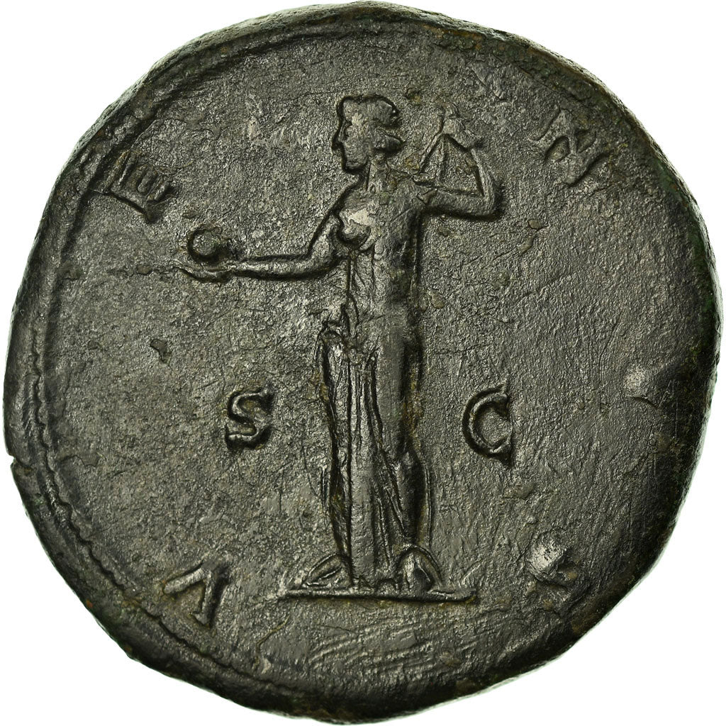 Monnaie, Lucille, Sesterce, Roma, TTB+, Cuivre