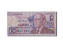 Geldschein, Marokko, 10 Dirhams, 1987/AH1407, KM:63b, SGE+