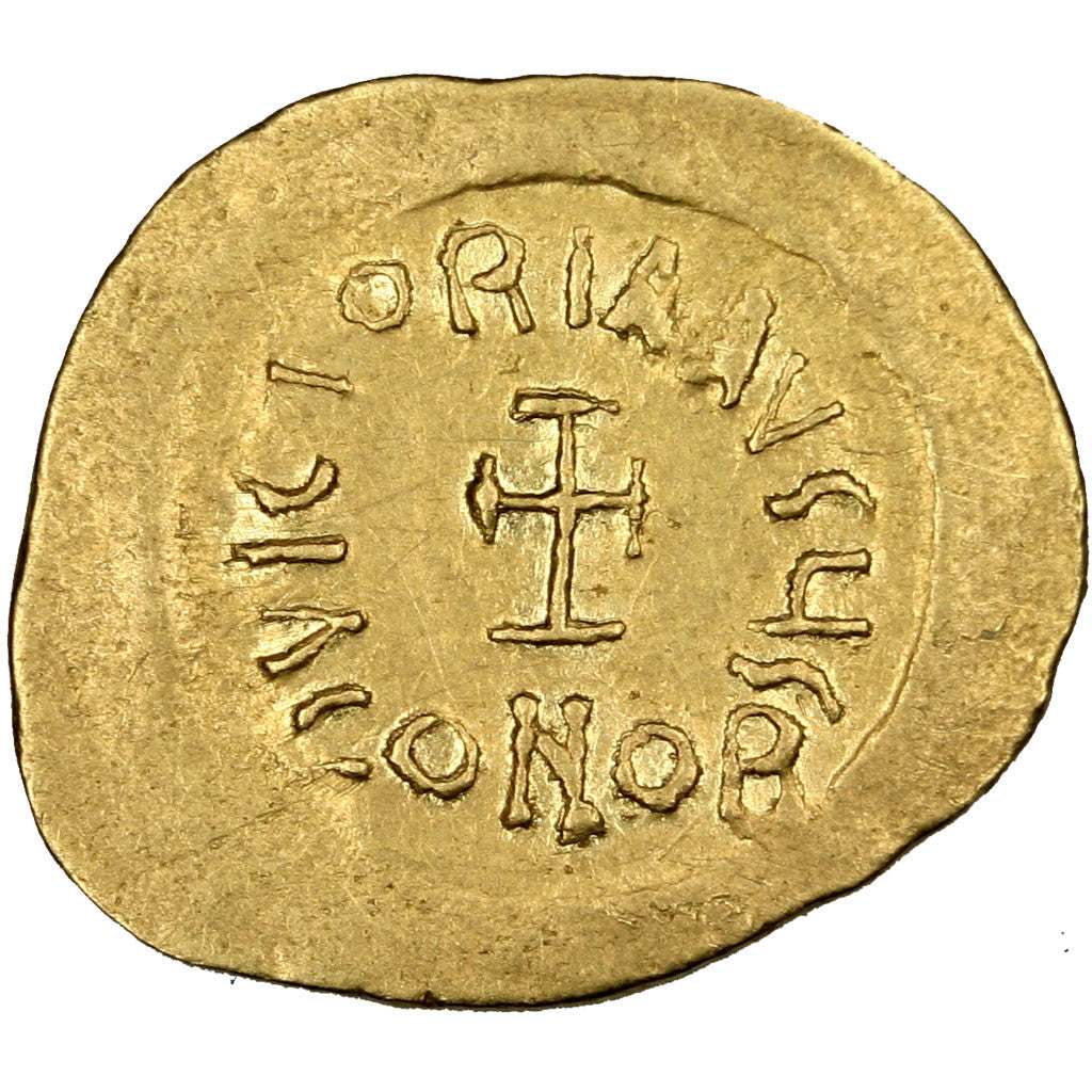 Heraclius 610-641, Tremissis, Constantinople, AU(55-58), Gold, 1.51