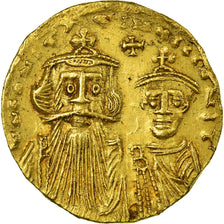Moneda, Constans II, Solidus, Constantinople, MBC+, Oro