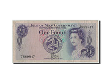 Isle of Man, 1 Pound, KM:38a, F(12-15)