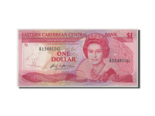 Billet, Etats des caraibes orientales, 1 Dollar, Undated (1985-88), KM:17g, NEUF