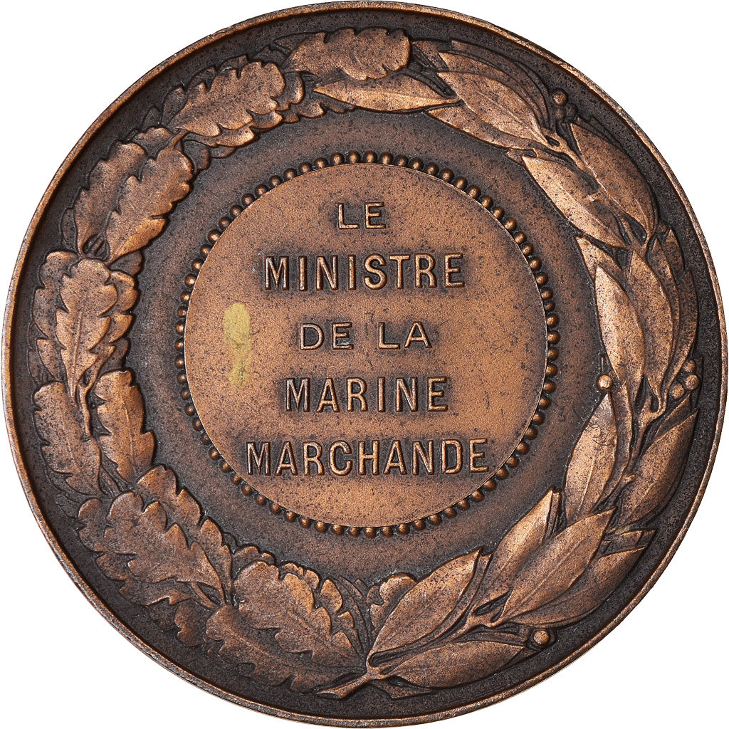 Francja, Medal, Le Ministre de la Marine Marchande, Wysyłka, Undated, Arthus