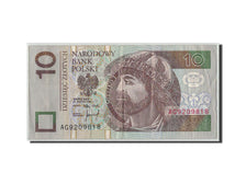 Poland, 10 Zlotych, 1994, KM:173a, 1994-03-25, VF(20-25)