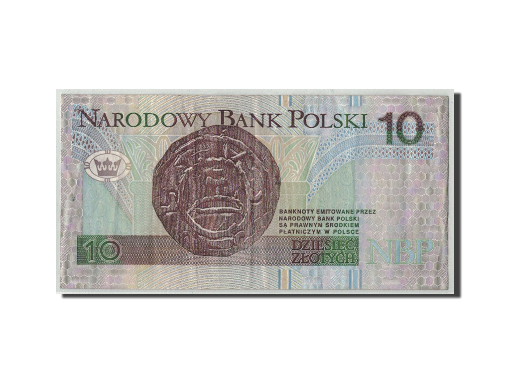 Poland, 10 Zlotych, 1994, KM:173a, 1994-03-25, VF(20-25)