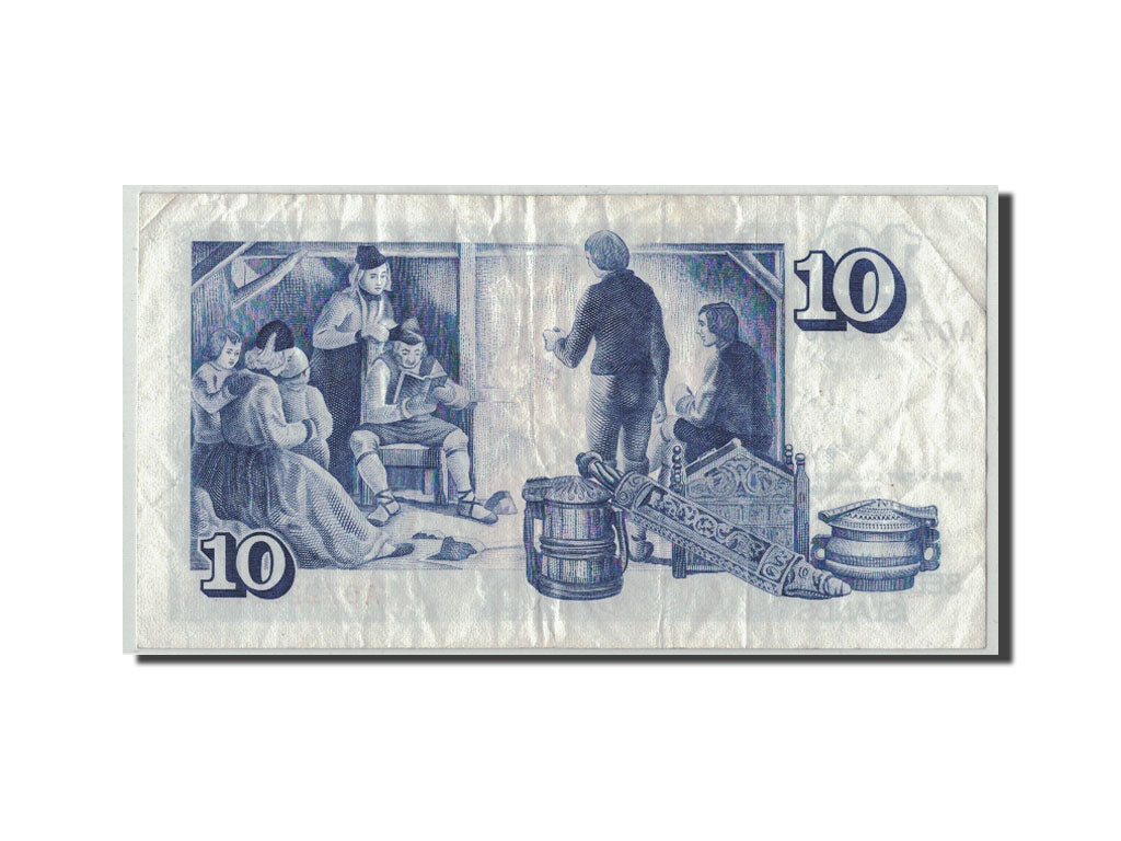 Banknote, Iceland, 10 Kronur, L.1961, 1961-03-29, KM:48a, VF(20-25)