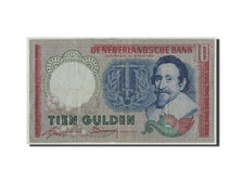 Netherlands, 10 Gulden, 1953, KM:85, 1953-03-23, VF(20-25)