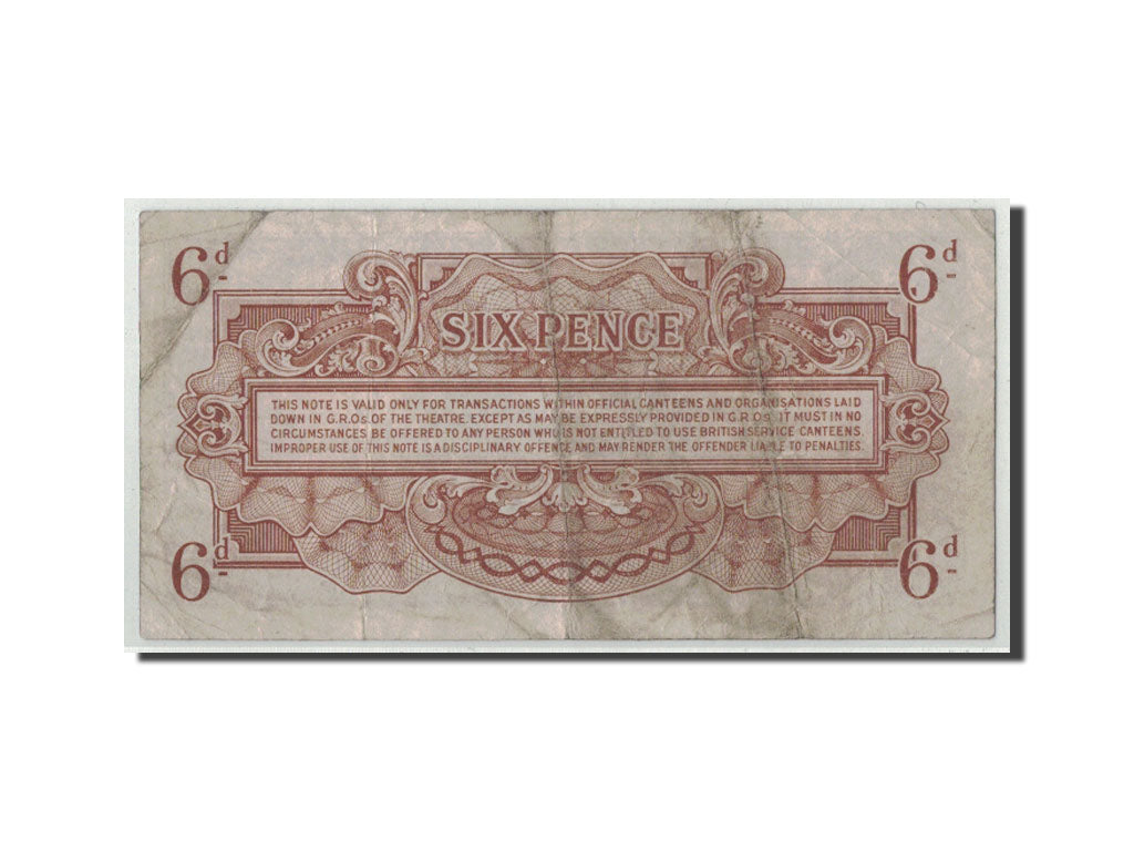 Gran Bretagna, 6 Pence, KM:M10a, B