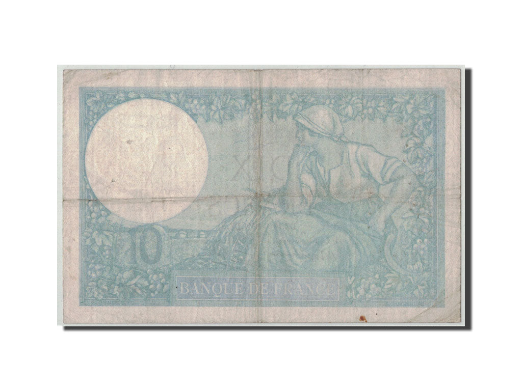 Geldschein, Frankreich, 10 Francs, 10 F 1916-1942 ''Minerve'', 1941, 1941-06-19