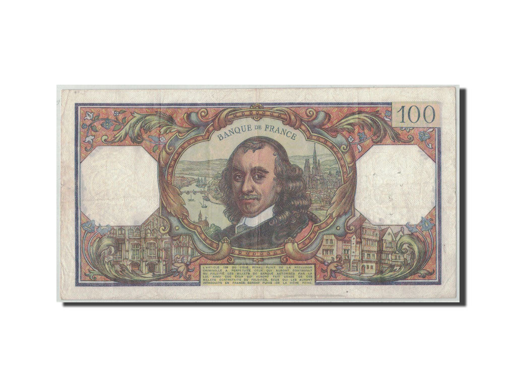Francia, 100 Francs Corneille, 1977-09-01, KM:149f, Fayette:65.59, BB+