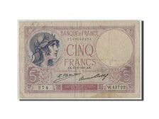 Billete, Francia, 5 Francs, 5 F 1917-1940 ''Violet'', 1931, 1931-09-17, RC+