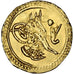 Turkey, 1/4 Zeri Mahbub, 1809, Constantinople, AU(50-53), Gold, 0.78