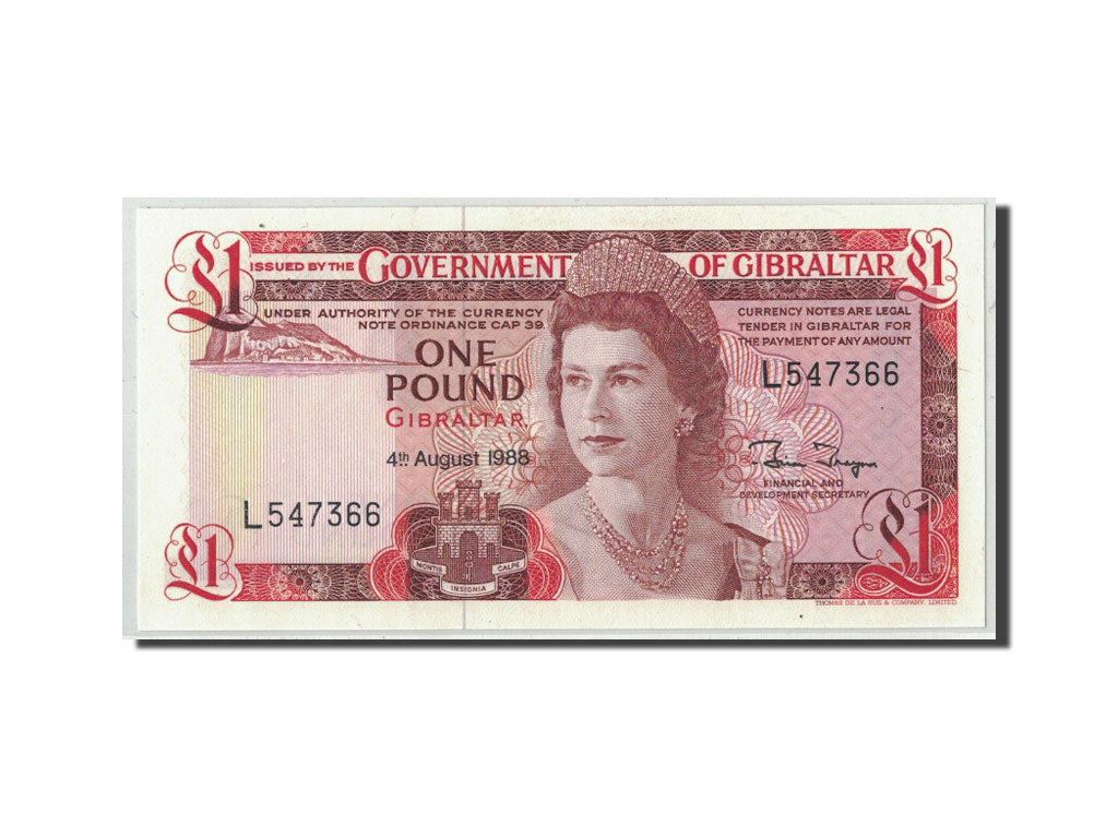 Gibilterra, 1 Pound, 1988, KM:20e, 1988-08-04, FDS