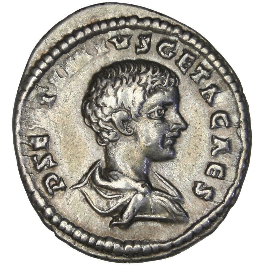Geta, Denarius, Laodicea, AU(50-53), Silver, 2.88